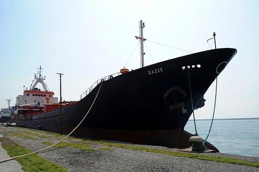 Gaza Cargo Ship Arrived in Istanbul