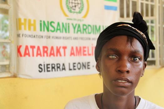 Sierra Leone’de katarakt ameliyatları başladı