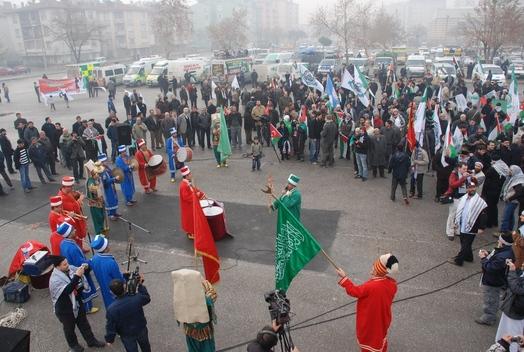 Gaza convoy reaches Konya