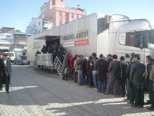 İHH gezici aşevi Van merkezde
