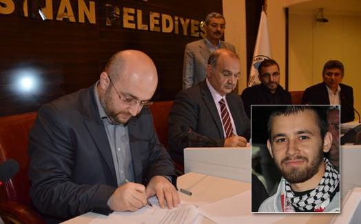 توقيعات على إتفاقية من اجل إسم الشهيد فرقان دوغان