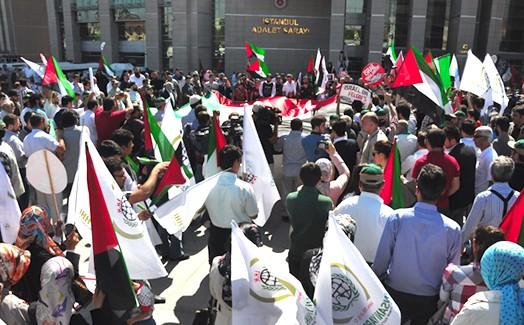 Mavi Marmara Davası Duruşması sırasında Kitlesel Eylem