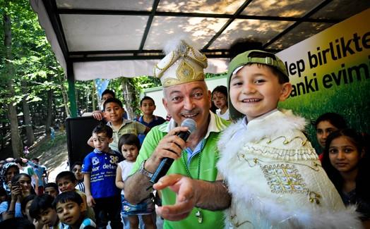Mülteciler piknik ile moral buldular