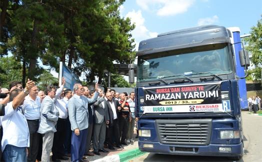 Suriye’ye 35. Yardım Tırı yola çıktı