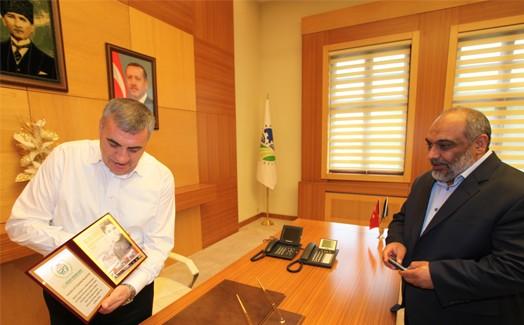 Başkanımızdan Zeki Toçoğlu’na teşekkür ziyareti