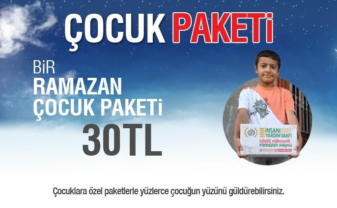 İHH’dan Ramazan’da yetimlere özel paket
