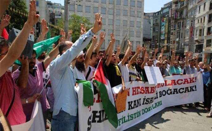 Gaza attack protest and press release