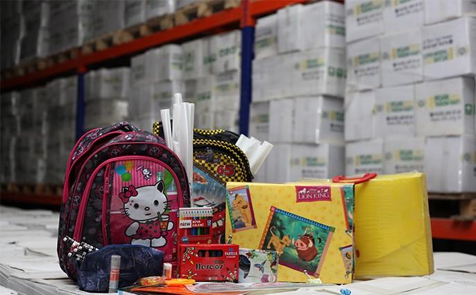 Stationery aid project for orphans from IHH