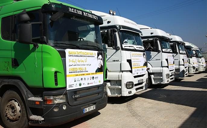 İHH'dan Suriye'ye dev yardım konvoyu