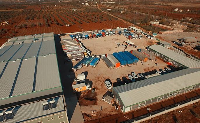 Kilis'ten Suriye'ye 49 TIR'lık yardım konvoyu