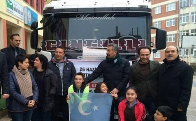 Minik yüreklerden Bayırbucak’a yardım
