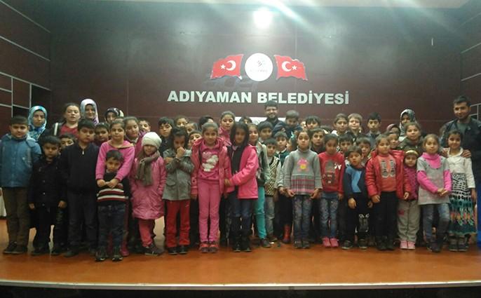 Adıyaman’da yetim öğrencilerle sinema keyfi