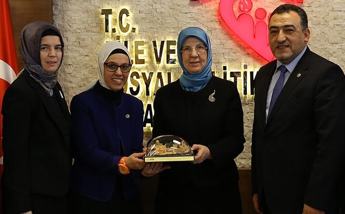İHH heyetinden Bakan Sema Ramazanoğlu’na ziyaret