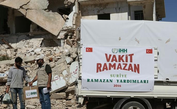 IHH Sends 55 Aid-trucks into Syria