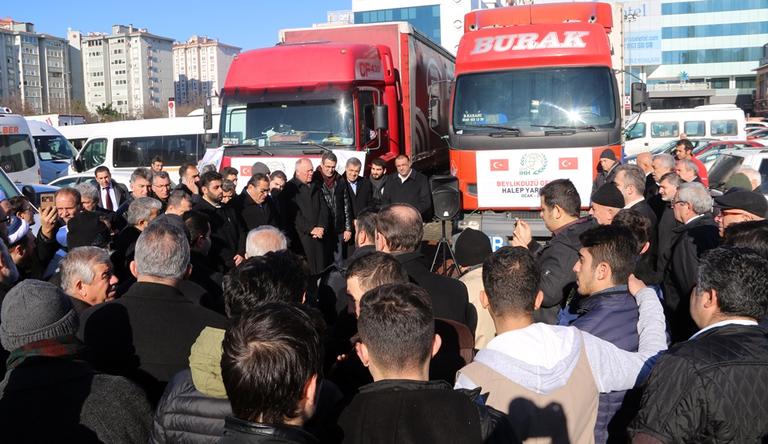 Beylikdüzü’nden Halep’e yardım