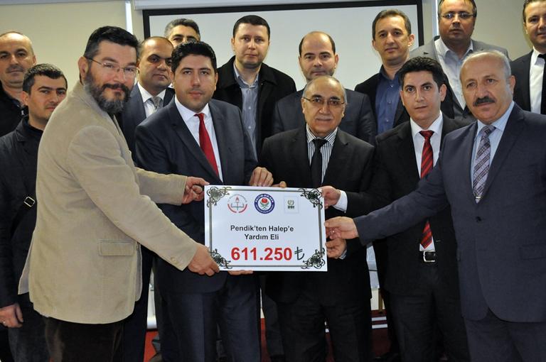 Eğitim-Bir-Sen Pendik’ten Halep’e yardım