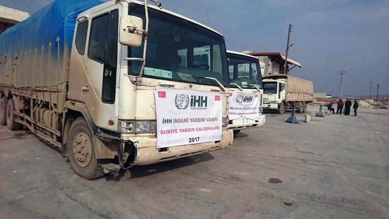 İHH'dan El Bab'a un yardımı