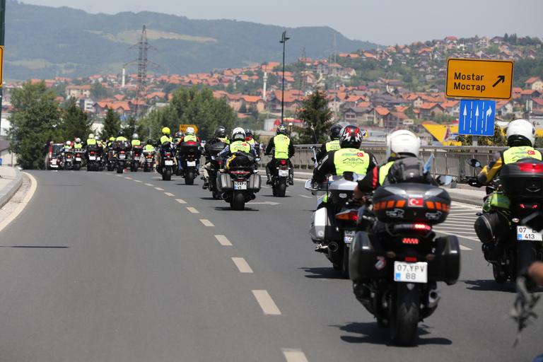 MotoBosna at Srebrenica Memorial