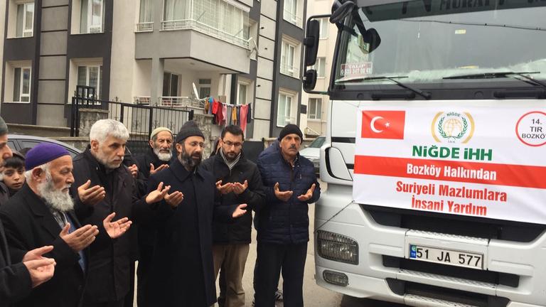 Niğde’den mazlumlara destek