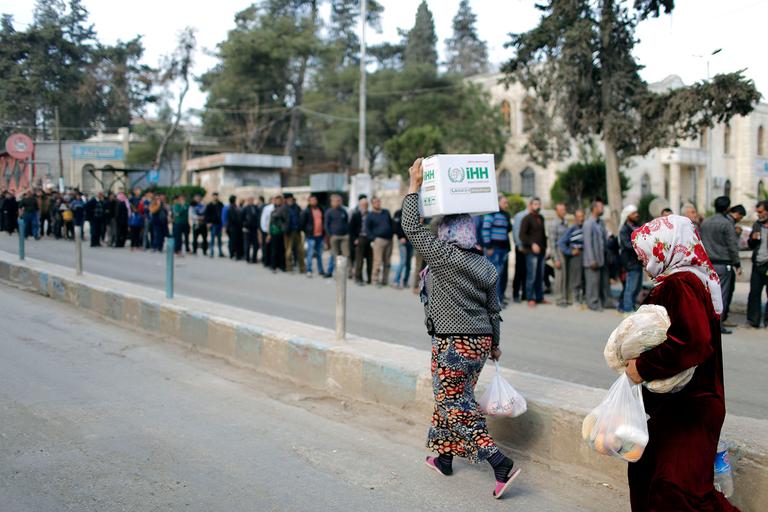 Humanitarian aid to thousands of Afrin people