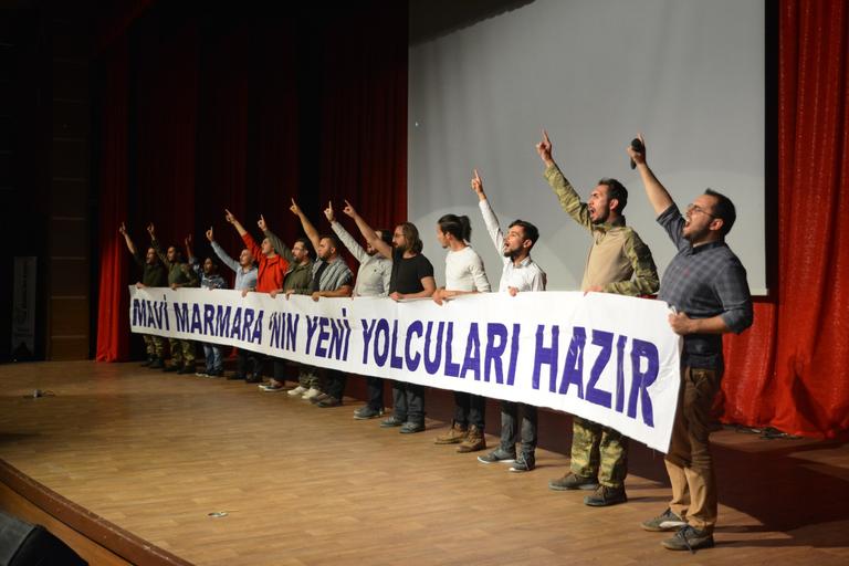 Mavi Marmara tiyatro oyunu Amasya’da sahnelendi