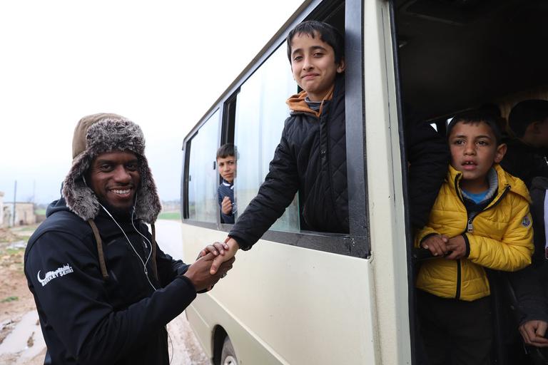Futbolcu Jacques Faty Suriye’de