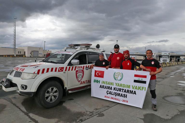 Arama Kurtarma ekibi Musul’da