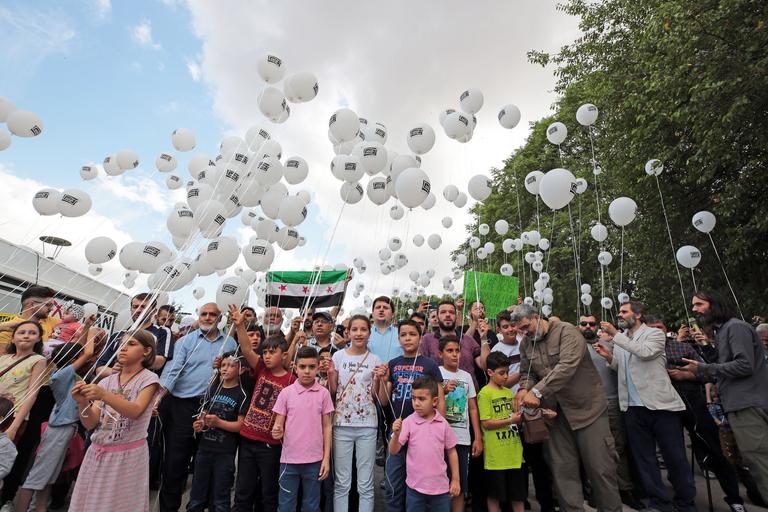 18 ayrı başkentte İdlib eylemi