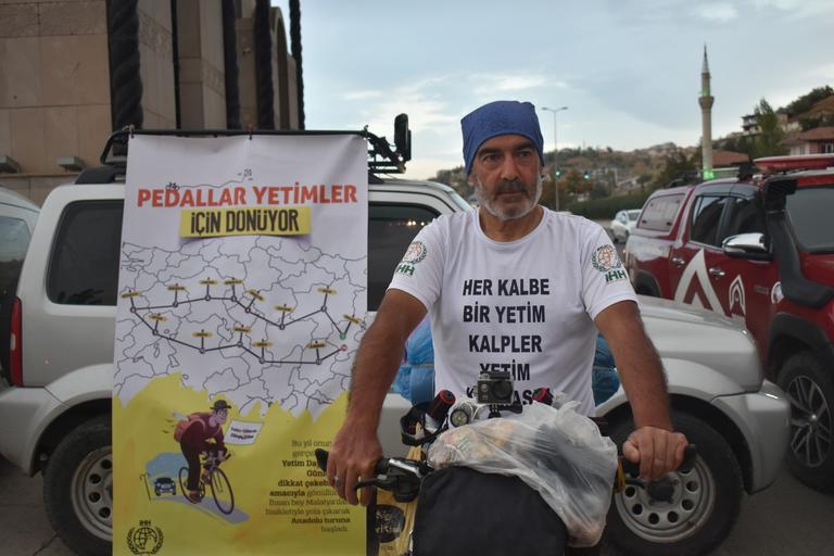 Pedaling for orphans