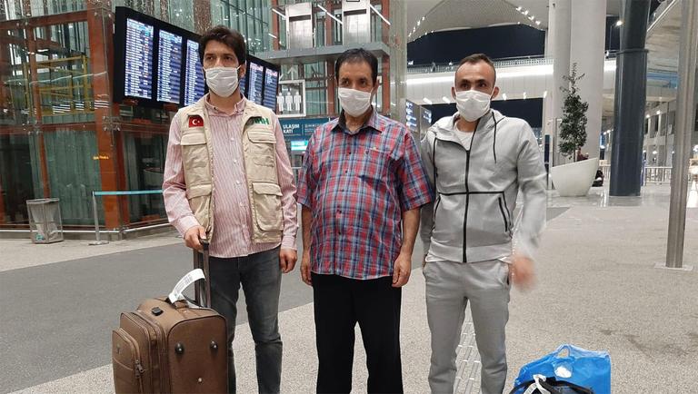 Turkish citizens rescued from Libya are reunited with their families