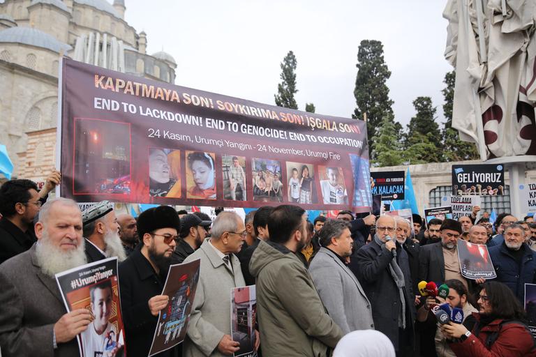 Çin’in zulümleri 77 ilde basın açıklamalarıyla protesto edildi