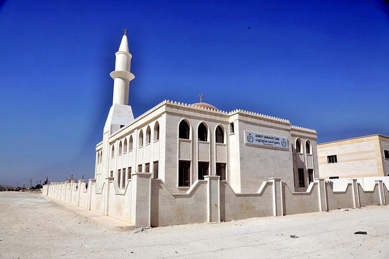 Suriye'de Ahmet Sarıkurt Camii açıldı