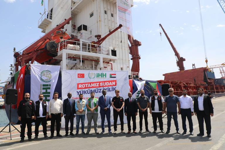 İHH'nın 2'nci İyilik Gemisi Sudan’a uğurlandı