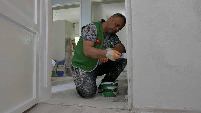 İHH’dan 4 ailenin evine tadilat desteği