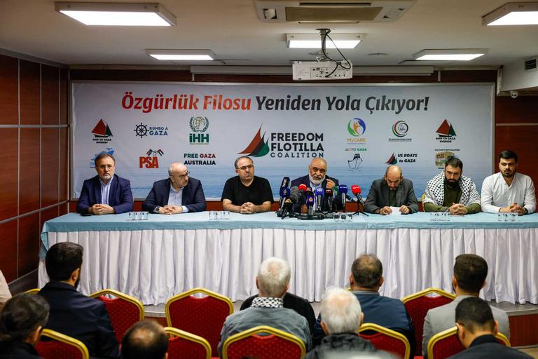 Uluslararası Özgürlük Filosu 11 gemiyle yola çıktı
