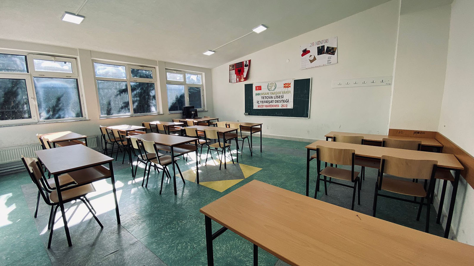 Interior furnishing for a high school in North Macedonia