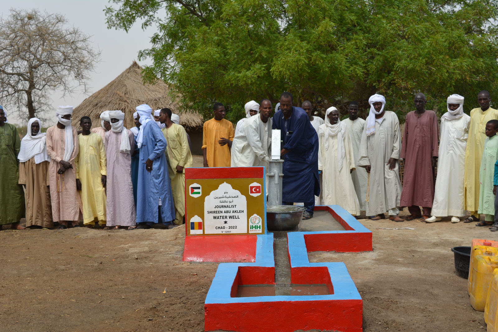 A water well named after Shireen Abu Akleh was opened in Chad