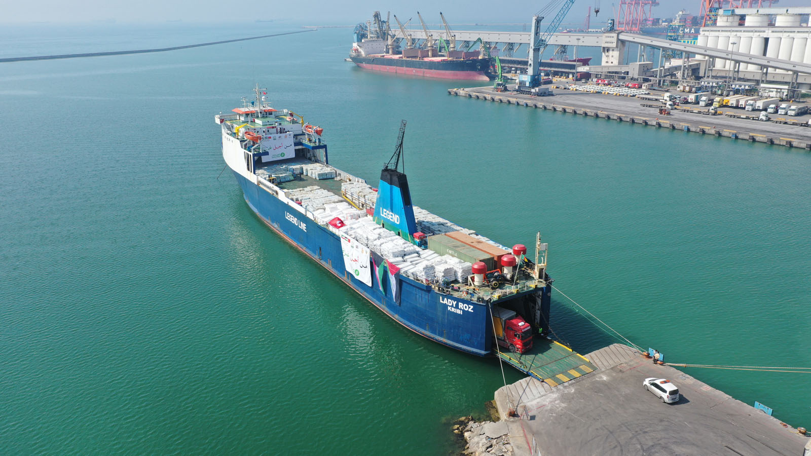 IHH and Kuwait Society for Relief send aid ship to Gaza