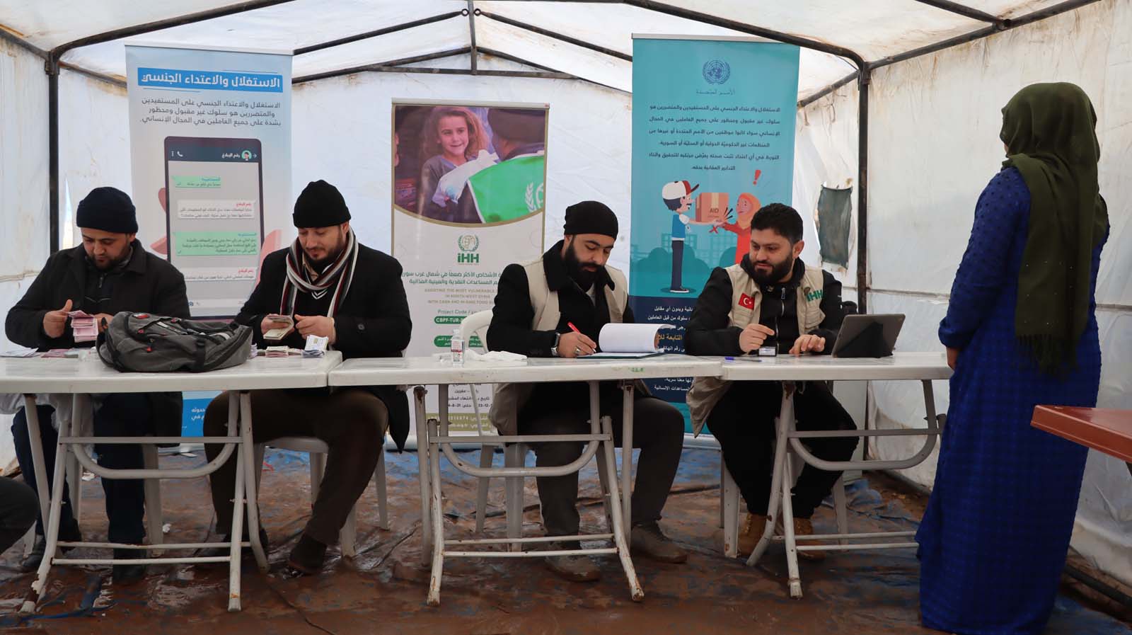 IHH and UN carried Cash aid project for families in Syria