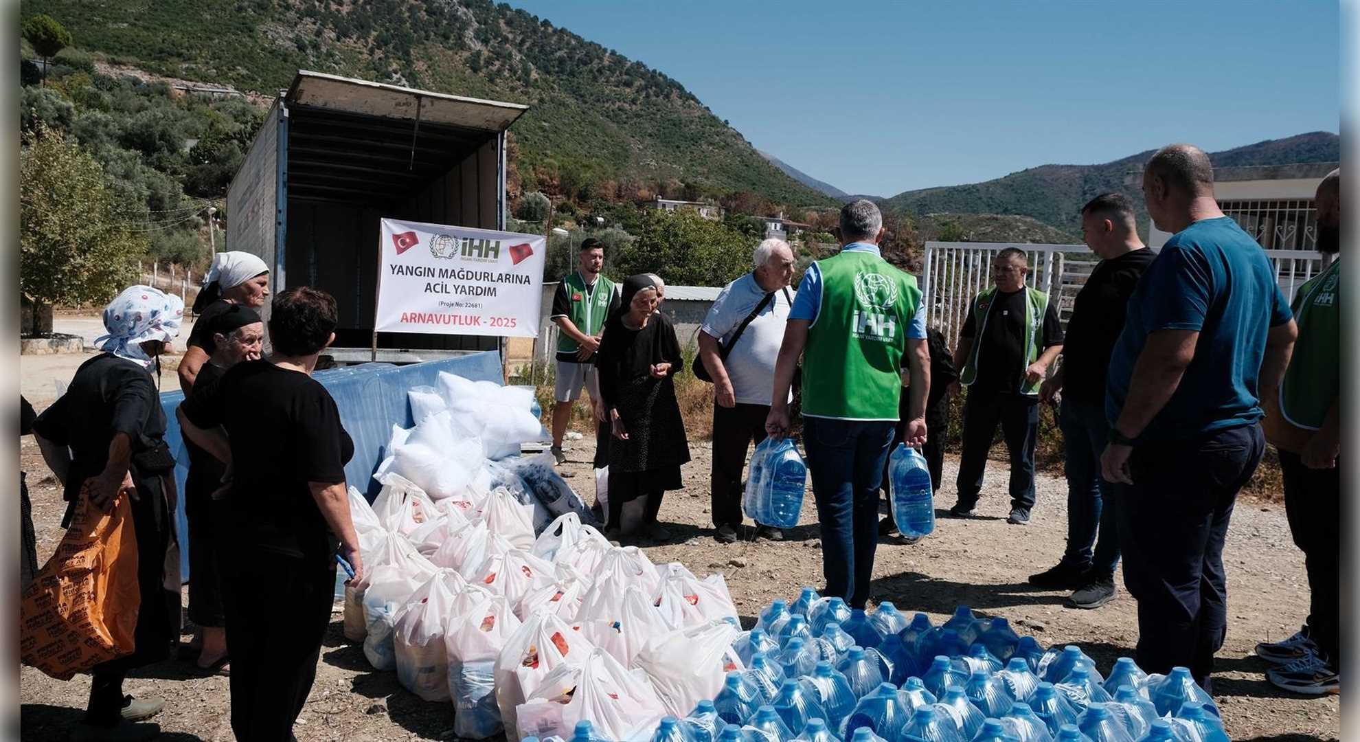 IHH Delivers Emergency Aid to Wildfire Victims in Albania
