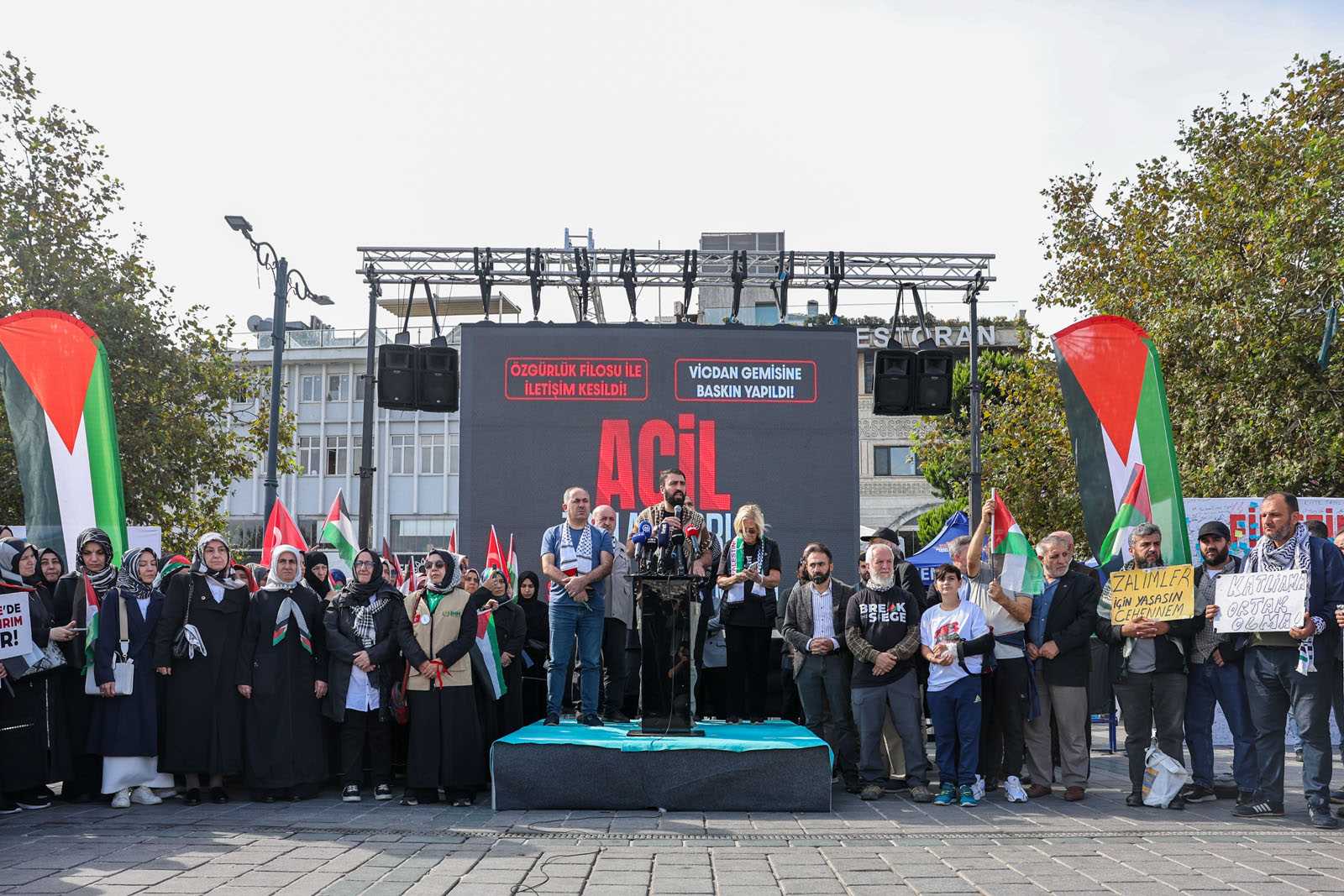 “Bu saldırı İsrail’in barbarlığını bir kere daha gösterdi”