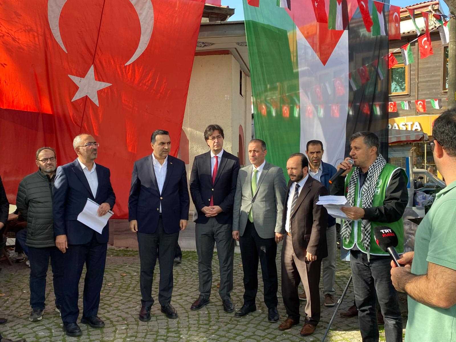 Sarıyer’de 300’den fazla esnaf bir günlük kazancını Gazze’ye bağışlıyor